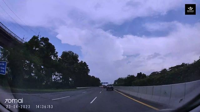 4K | Relaxing Driving in Padaleunyi Toll Road | Ambience | Bandung - West Java - Indonesia смотреть онлайн