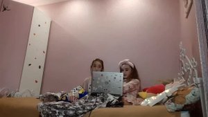 Ночёвка у подруги.Как мы проводим вечер.🙈