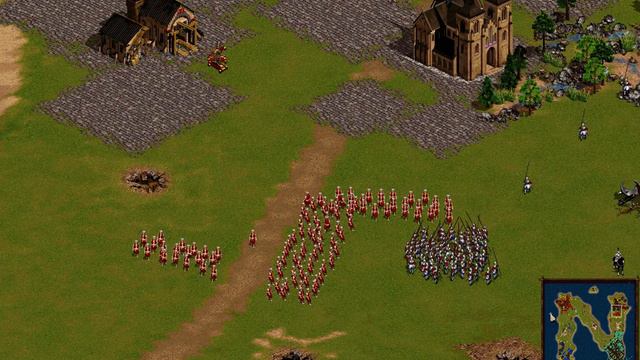 Cossacks Back to War #44 ► N-Остров ► Франция и Пруссия VS Бавария и Дания. смотреть онлайн