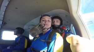 Tandemsprung von Natalia bei skydive nuggets in Leutkirch