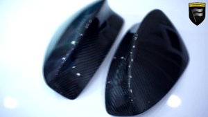 ТЮНИНГ НАКЛАДКИ НА ЗЕРКАЛА КАРБОН INFINITI FX37 FX35 QVX70 VETTEL