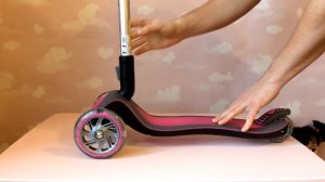 Самокат 3х колесный Globber / Scooter Globber My Free Fold Up Lights