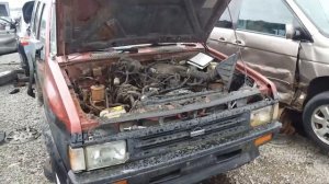 1991 Nissan Pathfinder WD21 in the Junkyard.