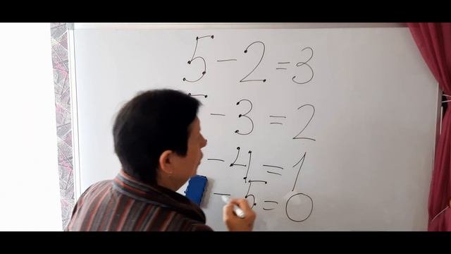 1.3.2. Вычитание от 5 до 7. Вычитание чисел. Подготовка детей к школе. Методика Колодной Л.А.