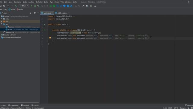 Подготовка к Java собеседованию #5.3 Collections API: Equals() и HashCode()