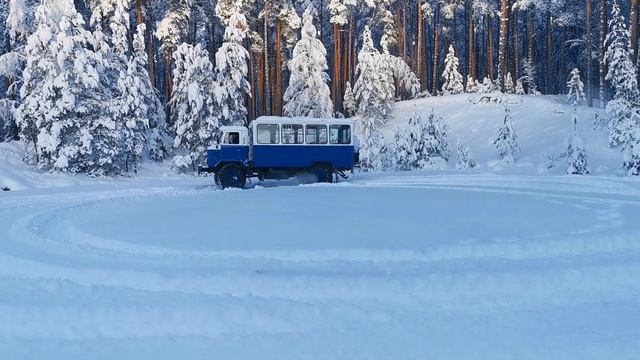 ГАЗ 66 , шишига автобус, зима, GAZ 66 смотреть онлайн