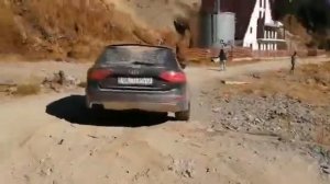 Audi A4 B8 Allroad in small off road / nature driving