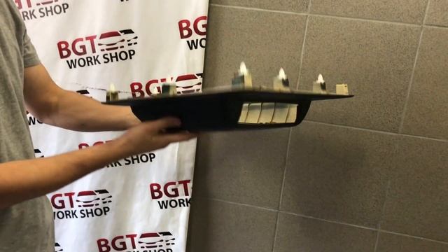 Toyota Alphard потолочный монитор - в ходе работ смотреть онлайн