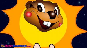 Finger Family Beaver Puppets  | Fun Educational Song, Preschoolers, Beavers in Space, Easy English