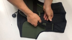 Жилет "Hunter" для подводной охоты с камерой. Как правильно закрепить нож и фонарь на жилет. Аквати