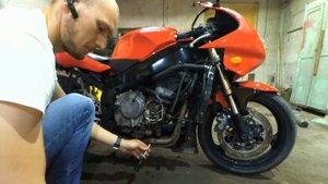 ZXR400 Kawasaki/ Умер натяжитель, подтяжка цепи грм