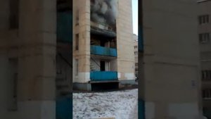 Страшный пожар г. Октябрьский РБ