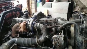 Запуск Hino Ranger ДВС H07ct после кап ремонта.
