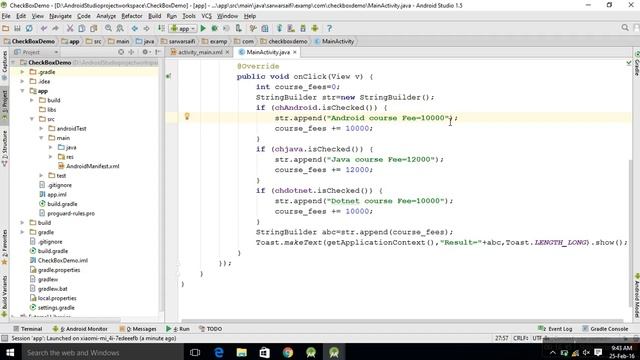 CheckBox in android смотреть онлайн