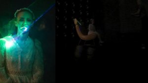 Съёмка с лазером в студии