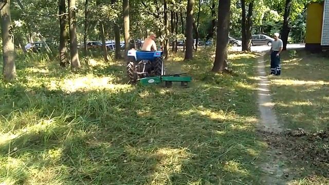 Японский минитрактор Hinomoto и роторная косилка  для малых тракторов Kubota, Hinomoto, Janmar
