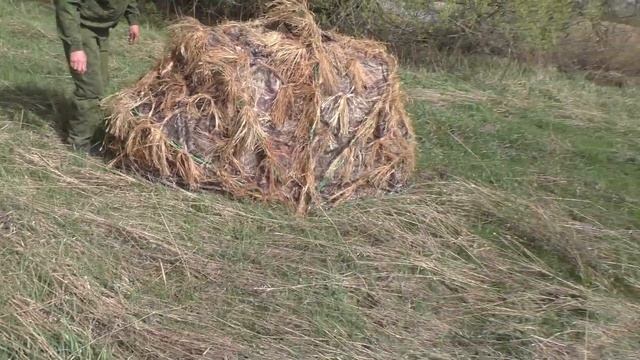 Обзор самодельных скрадков для охоты на гуся и утку с материалом и без, а также их транспортировка. смотреть онлайн