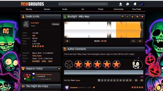 Как загрузить музыку с Newgrounds? / Geometry Dash смотреть онлайн