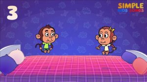 5 Little Monkeys Jumping On The Bed | Song for Childrens from Simple Kids Songs channel