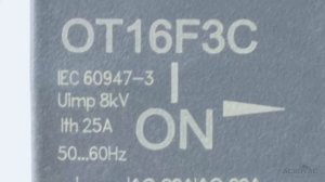 OT16F3С - Реверсивный рубильник 3-полюсный 16А (с ручкой) ABB (1SCA104816R1001)