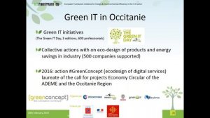 How to ecodesign digital services? Focus on the GreenConcept project