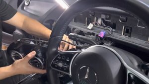 Original Mercedes-Benz Ambient Lights Retrofitted In H247 GLA200