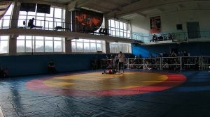Краевые соревнования по вольной борьбе "СХВАТКА ЮНЫХ БОРЦОВ". Ковёр 1