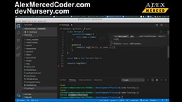 AM Coder - Javascript Classes/OOP - Intro to class properties, methods and constructors смотреть онлайн