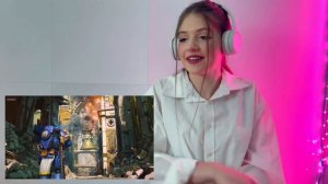 Girl's reaction | Warhammer 40,000 Space Marine 2 NEW Gameplay