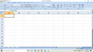 Microsoft Excel - Basic Parts