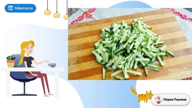 Салат Нежность с ветчиной и огурцами. Лучшие рецепты