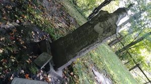 Whitby, Ontario, Canada - OLD PIONEER BAPTIST CEMETERY (1837) - Stone Coffin Lid? GRAVEYARD #1 OF 2