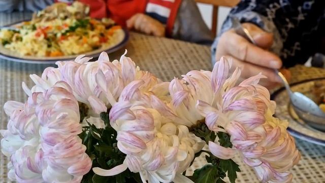 Жизнь в Горах. Готовим Плов из Утки с Овощами. Сбор и Сушка Жёлтой Хурмы.