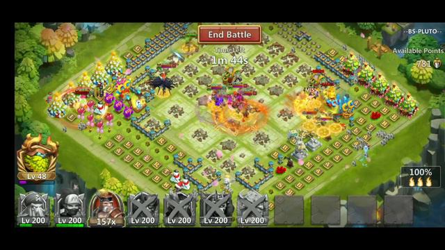 Guildwar | Mino Bomb Time |  Vs Anti-mino Base | Top-5 | Uncut video | Castle Clash смотреть онлайн