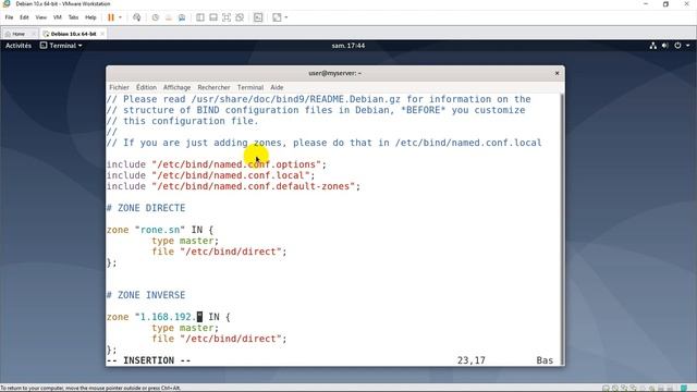 #2 Installation et configuration du service DNS sous Debian 10 смотреть онлайн