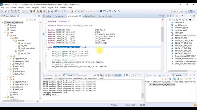 STM32F4 & NRF24L01+ смотреть онлайн