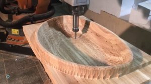 Объемная фрезеровка на роботе KUKA