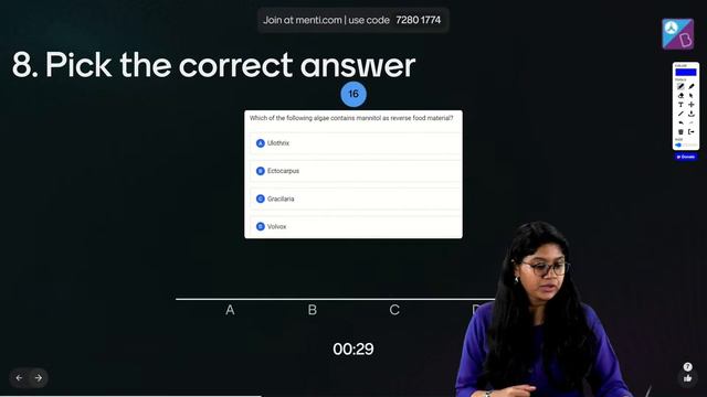 Menti Quiz - Plant Kingdom | NEET 2024 Bio | Ankita Ma'am смотреть онлайн