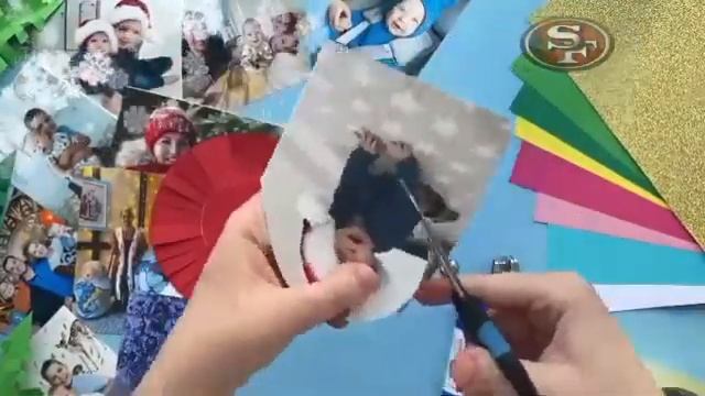 Подделка из бумаги елочная игрушка