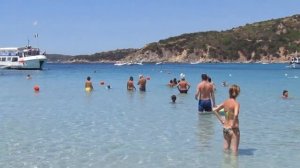 Пляж. Вилласимиус, Сардиния, Италия/Beach. Villasimius, Sardinia, Italy