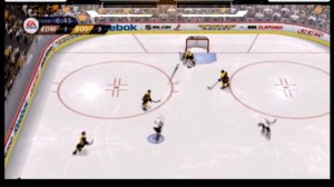 Oilers Vs Bruins NHL Slapshot action on the Wii