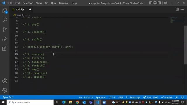 Array in JavaScript |  Array Methods | JavaScript | DevAuth