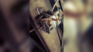 Нарезал резьбу на вал двигателя от стиральной машинки