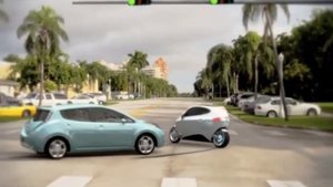 Электромобиль- байк неваляшка / его практически невозможно уронить / Lit Motors C1