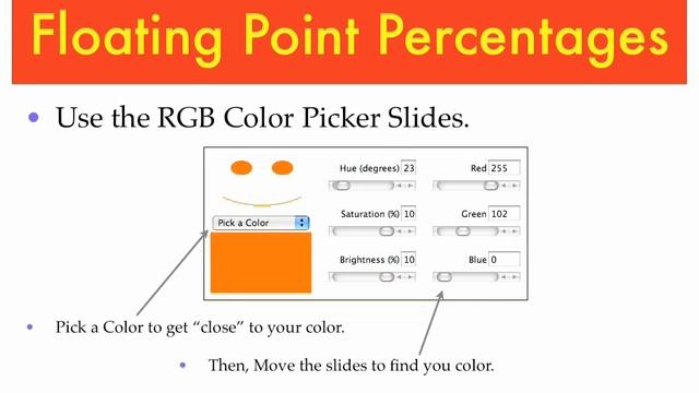 Creating RGB Colors for Java смотреть онлайн