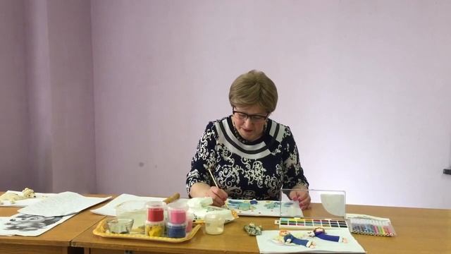 Лепка из теста Поделка Ангел Часть 2 смотреть онлайн