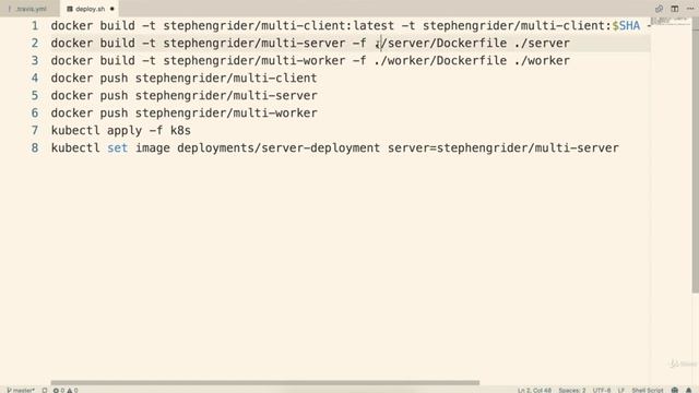 227 Kubernetes Updating the Deployment Script