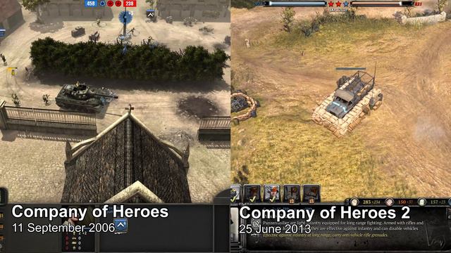 Company of Heroes vs Company of Heroes 2