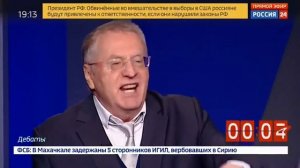 Жириновский НАПАЛ с оскорблениями на Собчак!