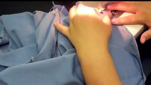 Как сшить платье рубашку с цельнокроеным рукавом 2часть